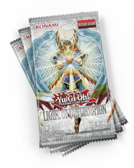 Yu-Gi-Oh! Light of Destruction 2024 Reprint Special 3-Pack Tuckbox Deutsch – Booster Set