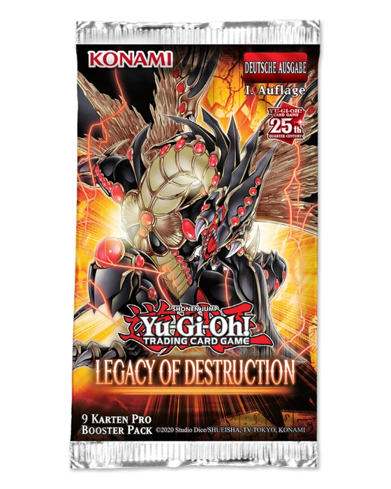 Yu-Gi-Oh! Legacy of Destruction Special 3-Pack Tuckbox Deutsch – Booster Set