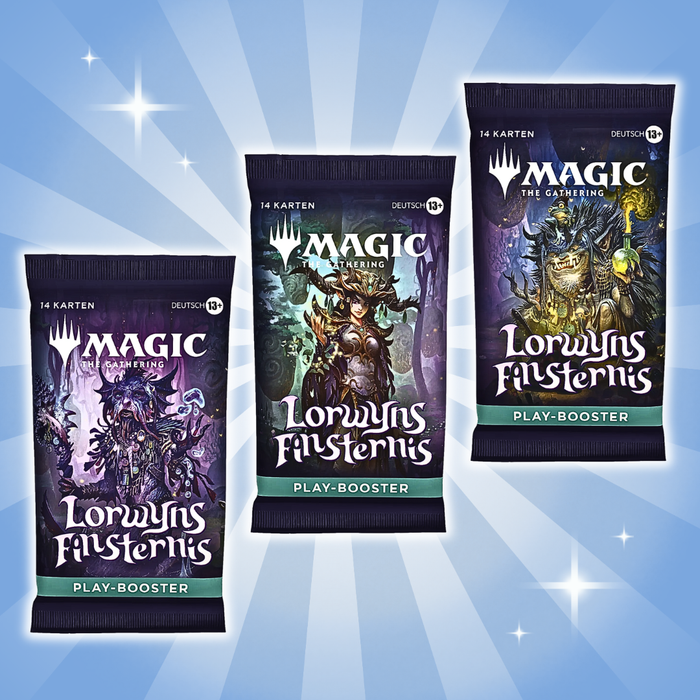 3x Magic: The Gathering – Lorwyns Finsternis Play Booster | German Version | 3 Packs