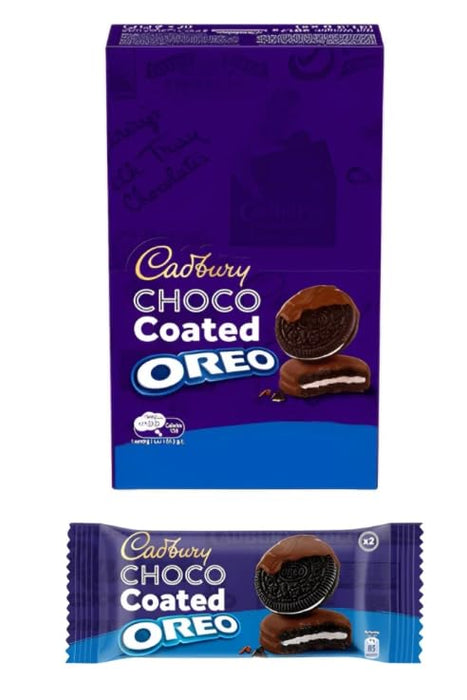 Schokoladenüberzogene Doppelekse Oreo Choco Coated – 281,7 g (9 x 31,3 g) – Knusprig, cremig & perfekt gegen den kleinen Hunger zwischendurch