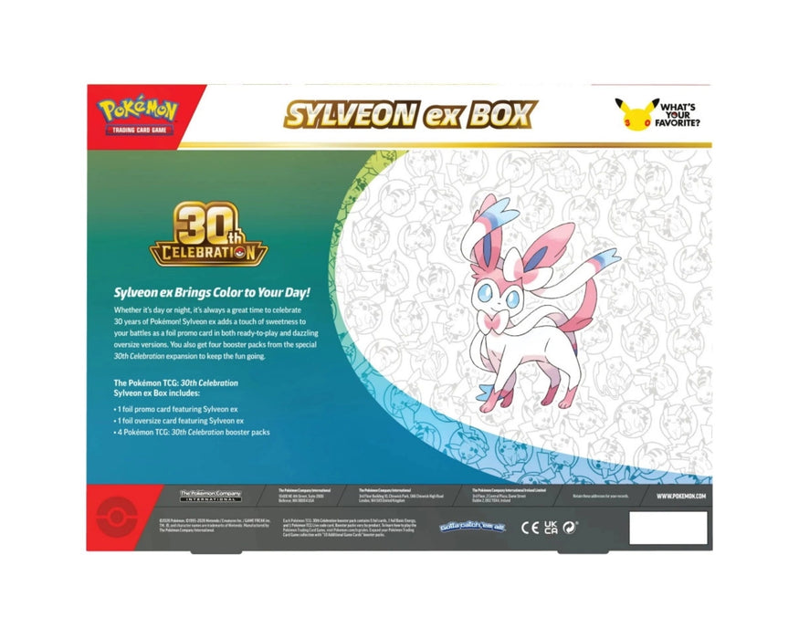Pokémon TCG 30th Celebration Sylveon ex Box – Englisch