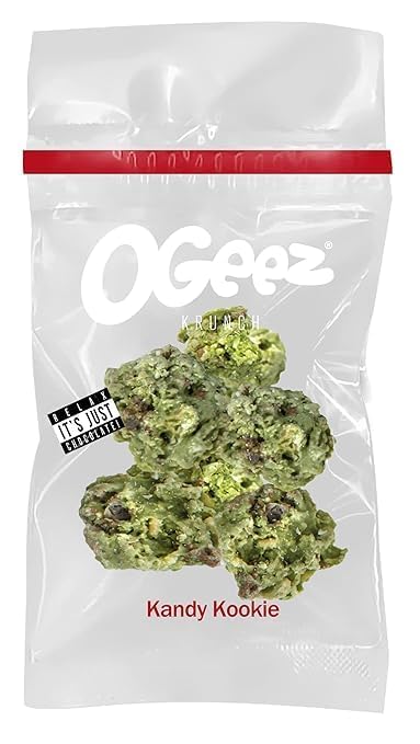 7 x Ogeez Krunch Knusper-Schokoladenstücke in Weed-Optik  Relax it´s just chocolate