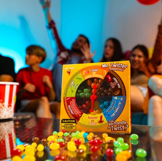 Mr. Twister Jelly Beans Challenge 120 g – Extreme Süß-Sauer-Scharf Jelly Beans | Lustige Candy-Challenge