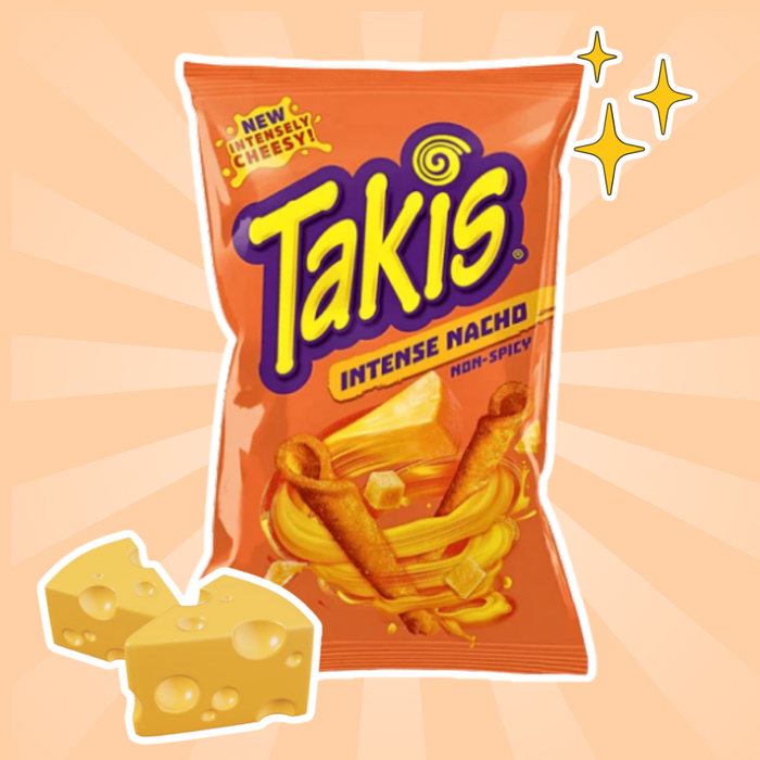 18x Takis Intense Nacho Chips – 18x100g (1Karton) – Extrem würzig und knusprig