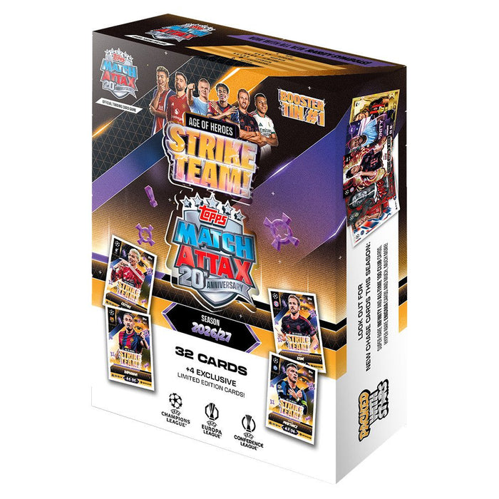 Topps Match Attax UEFA Club Competitions 2026/2027 – Zufällige Mini Tin – 36 Trading Cards – Deutsch