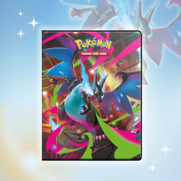 Pokémon ME02 – 9 Pocket Portfolio – Offizielle Sammelmappe zur sicheren Aufbewahrung von Pokémon-Karten, Ideal für Sammler und Spieler