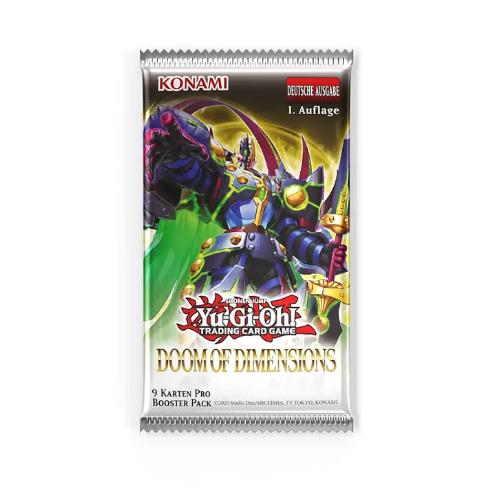 Yu-Gi-Oh! Doom of the Divine Display – Booster Box (Deutsch) | Dimension der Verdammnis Display + Heartforcards®Versandschutz