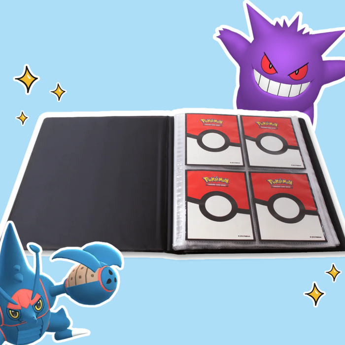 Pokémon ME02 – 4 Pocket Portfolio – Offizielle Sammelmappe zur sicheren Aufbewahrung von Pokémon-Karten, Ideal für Sammler und Spieler