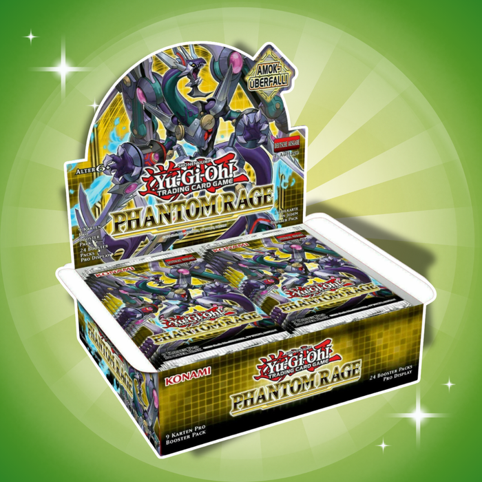 Yu-Gi-Oh! Phantom Rage Display Deutsch 1. Auflage – 24 Booster à 9 Karten