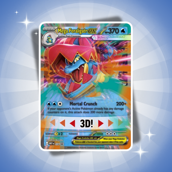 Pokémon Mega Evolution Ascended Heroes ex Box Englisch – 4 Booster + Promo-Karten, Zufällige Variante