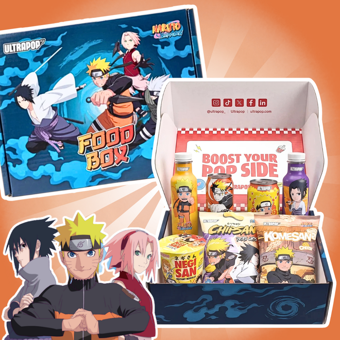 UltraPop Anime Food Box – DragonBall Z / Naruto Shippuden / One Piece Snack- und Getränke Box