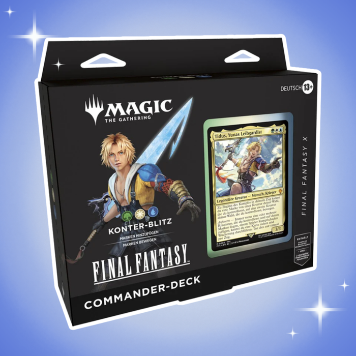 Magic The Gathering – Final Fantasy Commander Deck Set | Deutsch | 4 Decks Bundle