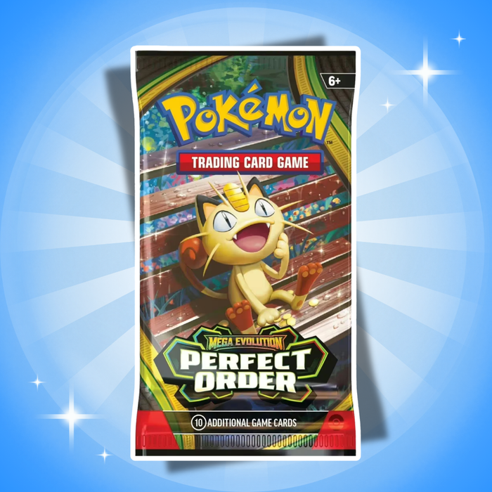 Pokémon Mega-Entwicklung 03: Perfect Order Booster Bundle Englisch – 6 Boosterpacks