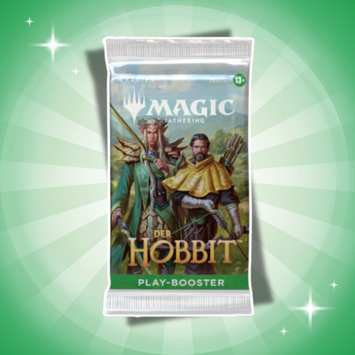 3x Magic: The Gathering Der Hobbit Play Booster Deutsch – 3 Boosterpacks mit je 14 Karten