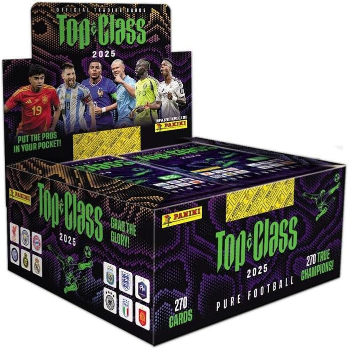 FIFA Top Class PANINI 2025 Trading Cards – Box mit 24 Packs (je 8 Karten)
