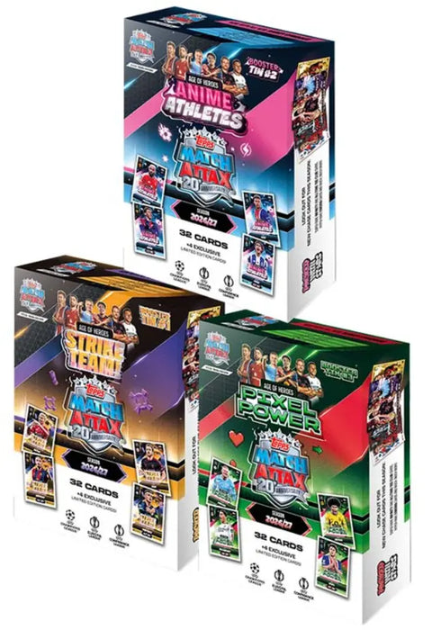 Topps Match Attax UEFA Club Competitions 2026/2027 – Zufällige Mini Tin – 36 Trading Cards – Deutsch