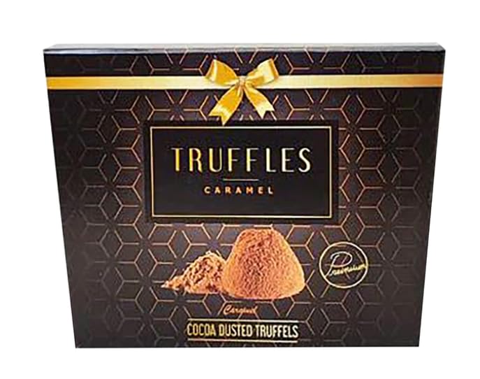 Truffles – Edle Trüffelpralinen mit Kakaopuder | 150g | Nature, Haselnuss oder Karamell