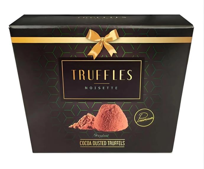 Truffles – Edle Trüffelpralinen mit Kakaopuder | 150g | Nature, Haselnuss oder Karamell