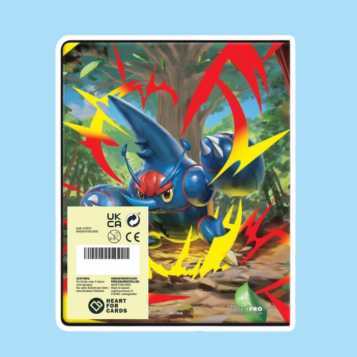 Pokémon ME02 – 4 Pocket Portfolio – Offizielle Sammelmappe zur sicheren Aufbewahrung von Pokémon-Karten, Ideal für Sammler und Spieler
