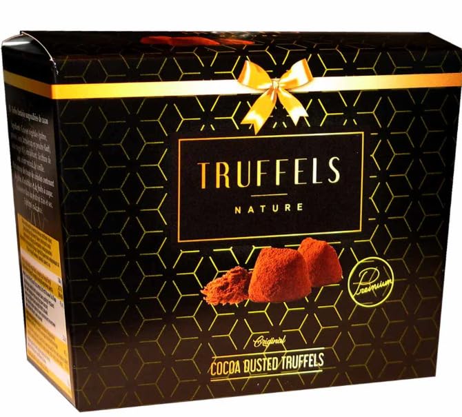 Truffles – Edle Trüffelpralinen mit Kakaopuder | 150g | Nature, Haselnuss oder Karamell