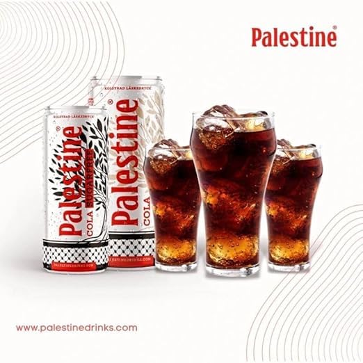 Palestine Cola – 24x330ml Dosen | Original Cola mit Kick & Kultur | Limitierte Edition mit einzigartigem Design