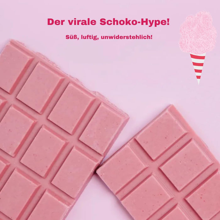 Angel Hair Style Schokolade Pink 75g | Gefüllt mit Pismaniye & Pistaziencreme | 2025 | Schokolade mit Türkische Zuckerwatte Kadayif Halva