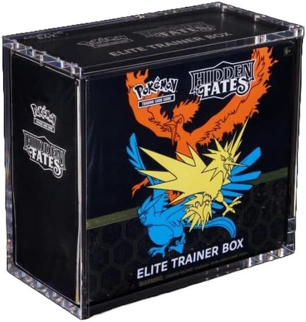The Acrylic Box – Premium 6MM Schutzcase für Pokémon Elite Trainer Box (ETB) | UV-Schutz & Magnetverschluss | Glasklar & Stabil + Heartforcards® Versandschutz