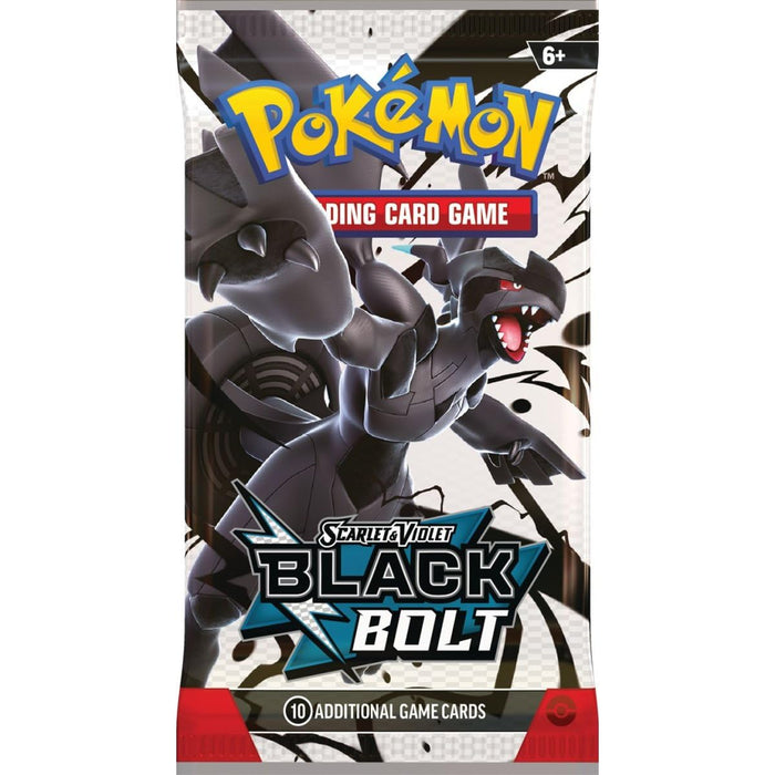 Black Bolt Booster Pack (EN) Pokémon Scarlet & Violet | 10 Karten + Online-Code | English | TCG | heartforcards® Versandschutz