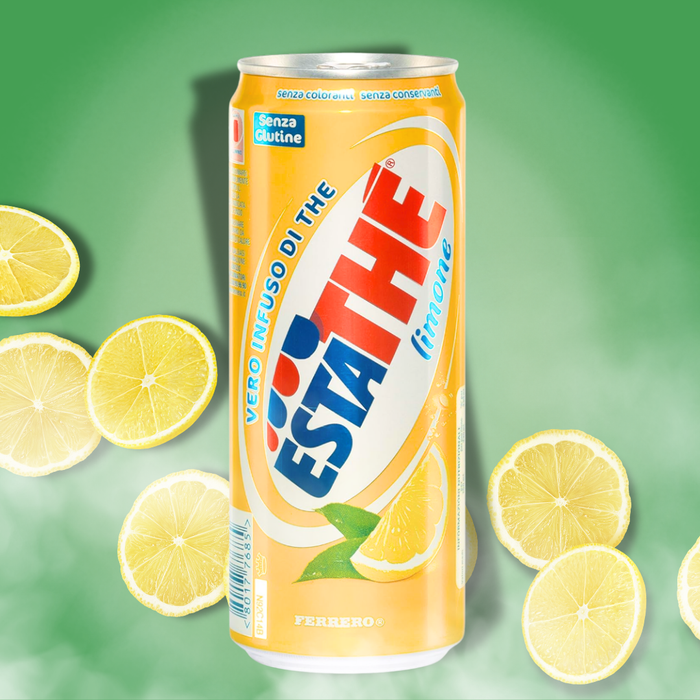 1x Estathé Limone – Schwarzer Tee mit Zitronengeschmack, 1x330 ml