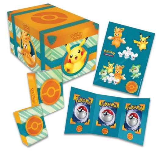 Paldeas Abenteuer Koffer - DEUTSCH - mit 7 holografischen Karten und vielem mehr + Heartforcards® Versandschutz