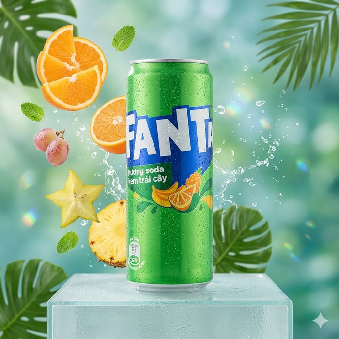 Fanta Exotic Cream Soda (Vietnam) – Fruchtiger Mix aus Asien, 320ml