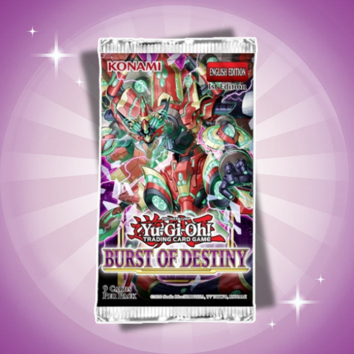 Yu-Gi-Oh! Burst of Destiny Display Englisch 1. Auflage – 24 Booster à 9 Karten