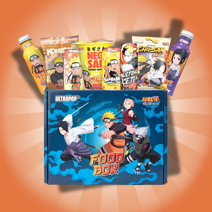 UltraPop Anime Food Box – DragonBall Z / Naruto Shippuden / One Piece Snack- und Getränke Box