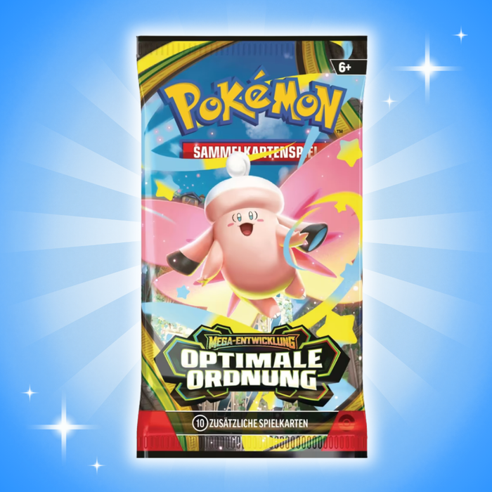 Pokémon Optimale Ordnung Boosterbundle – Deutsch, 6 Boosterpacks + Extras