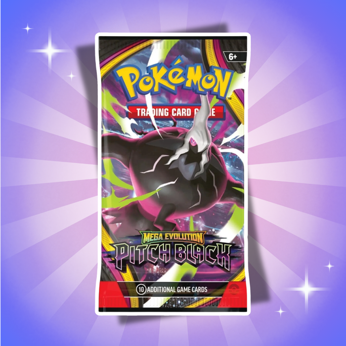 3x Pokémon Pitch Black Booster Englisch – 3 Booster Packs mit je 10 Karten