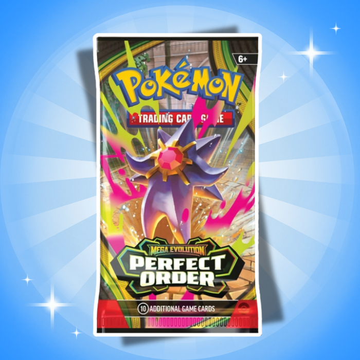 Pokémon Mega-Entwicklung 03: Perfect Order Booster Bundle Englisch – 6 Boosterpacks
