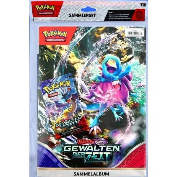 Pokémon TCG: Gewalten der Zeit – KP05 Sammlerset [Deutsch] – Album + Boosterpack + Poster – Neu & OVP