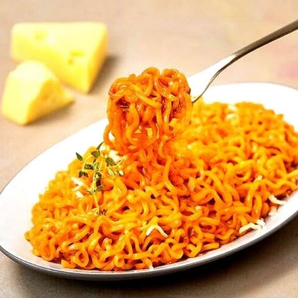 Quattro Cheese Ramen | 5er Pack (5 x 145g) | Würzige Vier-Käse-Feuernudeln für intensiven Geschmack