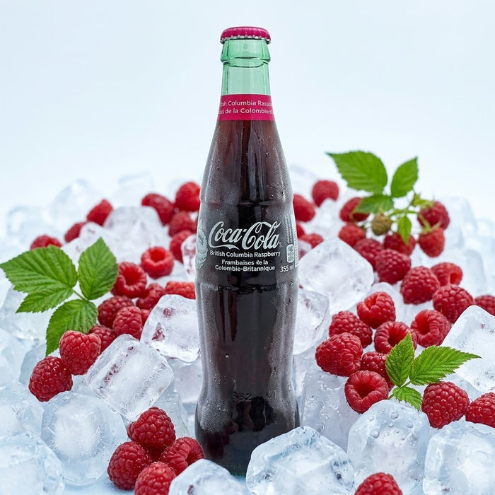Coca-Cola British Columbia Raspberry 355ml – Erfrischungsgetränk mit Himbeergeschmack