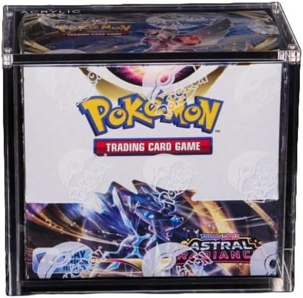The Acrylic Box – Premium 6MM Schutzcase für Pokémon Booster Box (BB) | Magnetverschluss & UV-Schutz | Ultra-Klare Sammlerbox + Heartforcards® Versandschutz