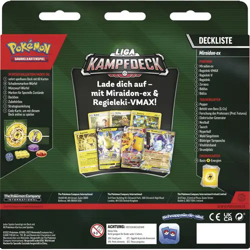 Pokémon TCG Miraidon-ex Liga-Kampfdeck – Deutsch