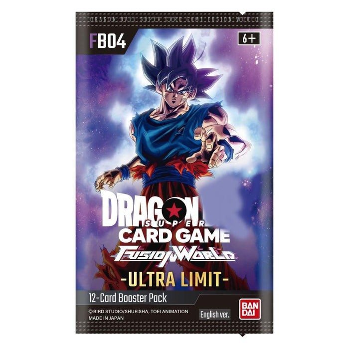Fusion World Ultra Limit (FB04) 4x Booster Pack | Dragon Super Card Game ENGLISCH