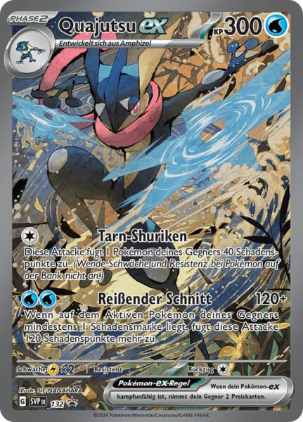 Pokémon Nebel der Sagen Spezial-Kollektion | Quajutsu ex Promo SVP132 | Deutsch