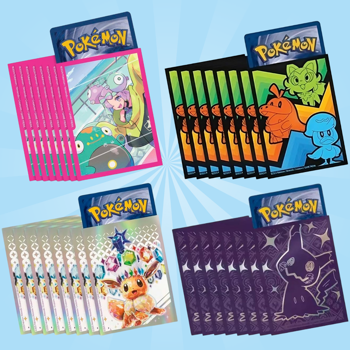 Elite-Trainer-Box Hüllen für Pokémon – 65 Stück | Zufällige Auswahl, Schutz für Sammelkarten