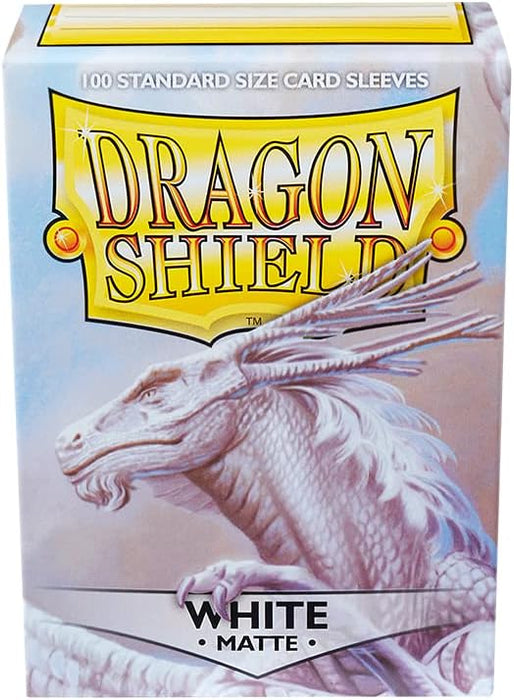 Dragon Shield Standard Sleeves - Matte White (100 Sleeves)
