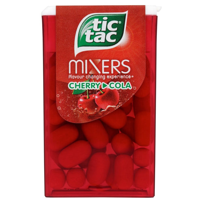 5x Tic Tac – Cherry Cola | 18 g | Erfrischende Minzdragees mit fruchtigem Kirsch-Cola-Geschmack (5x18g)
