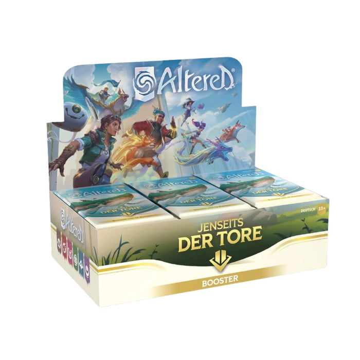 Altered TCG - JENSEITS DER TORE - DISPLAY - Komplett neues Sammelkartenspiel  - mit 36 Boostern - DEUTSCH + Heartforcards® Versandschutz