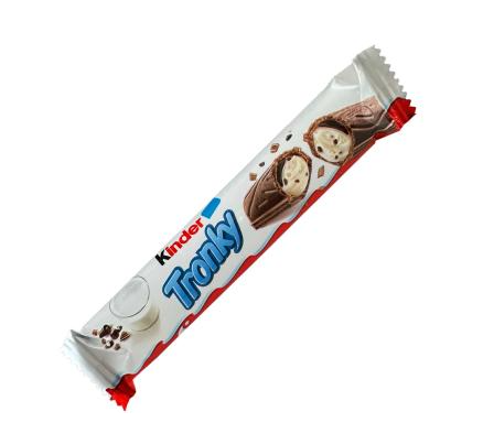 Kinder Tronky Haselnuss-Snack 90 g (5 Riegel) – Knusprige Waffel mit cremiger Nussfüllung