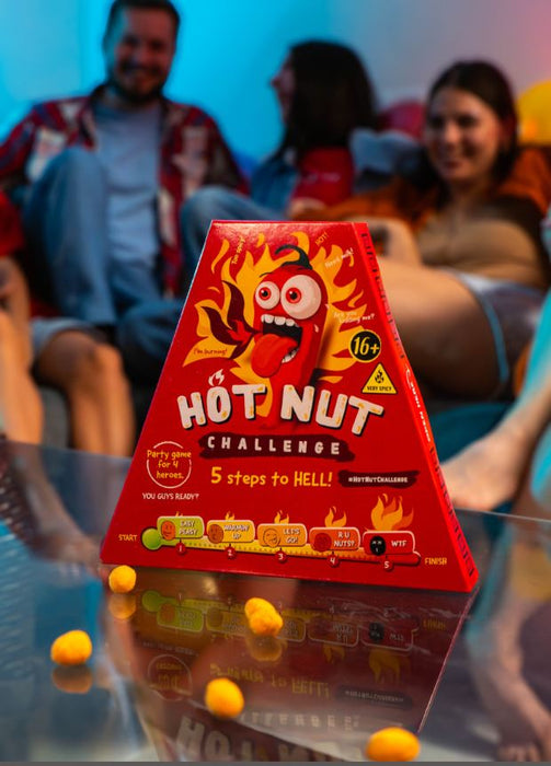 HOT-NUT Challenge 24 g – Ultra-Scharfe Erdnuss-Challenge für Chili-Fans | Extreme Heat Snack