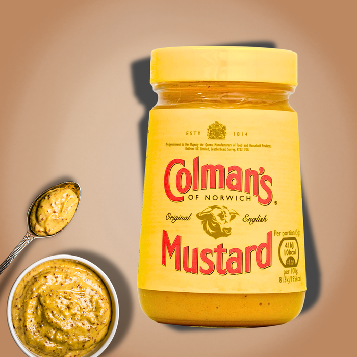 Colman’s Original English Mustard – Klassischer englischer Senf, 100 g Glas